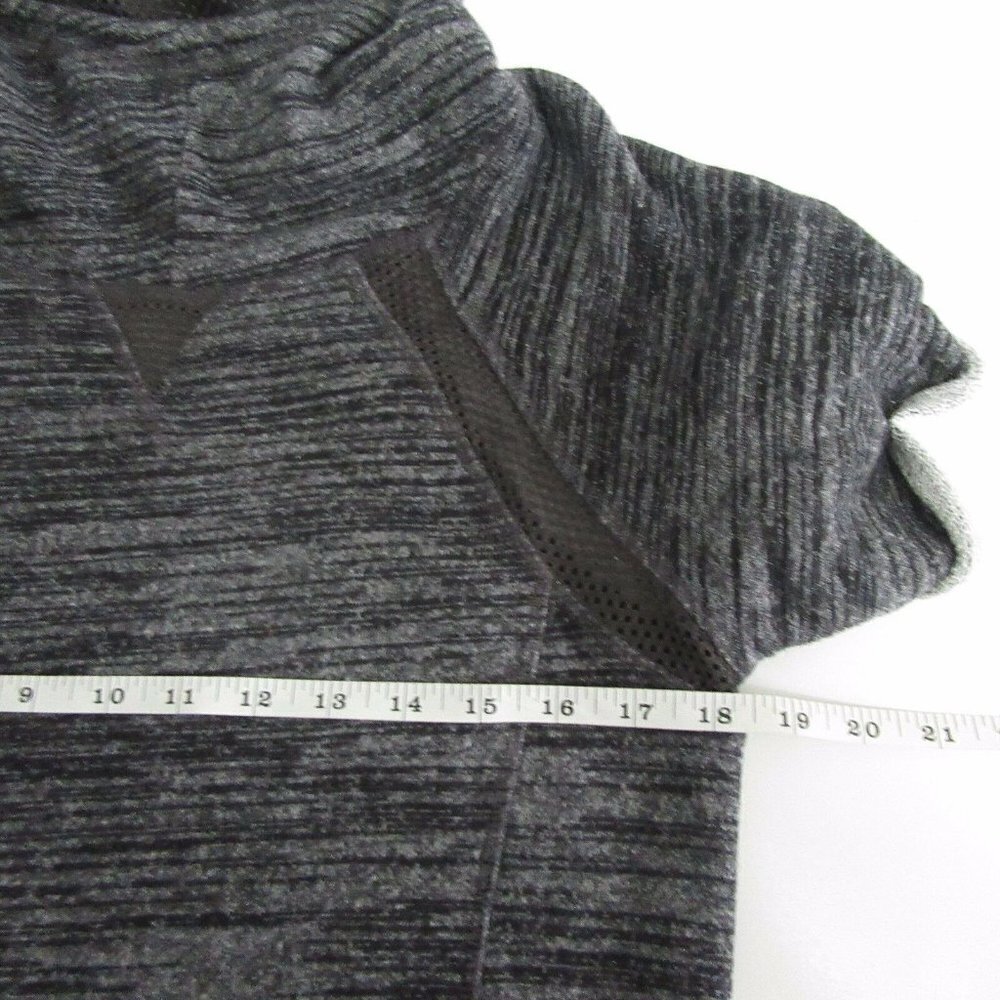 Ideology Grey Cowl Neck Net Sweater Size M - Picture 7 of 8